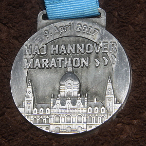 Finischermedaille HAJ-Marathon 2017