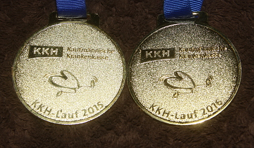 Finischermedaillen KKH-Lauf 2015 2016