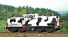 Kuhfleckenlok Baureihe 212